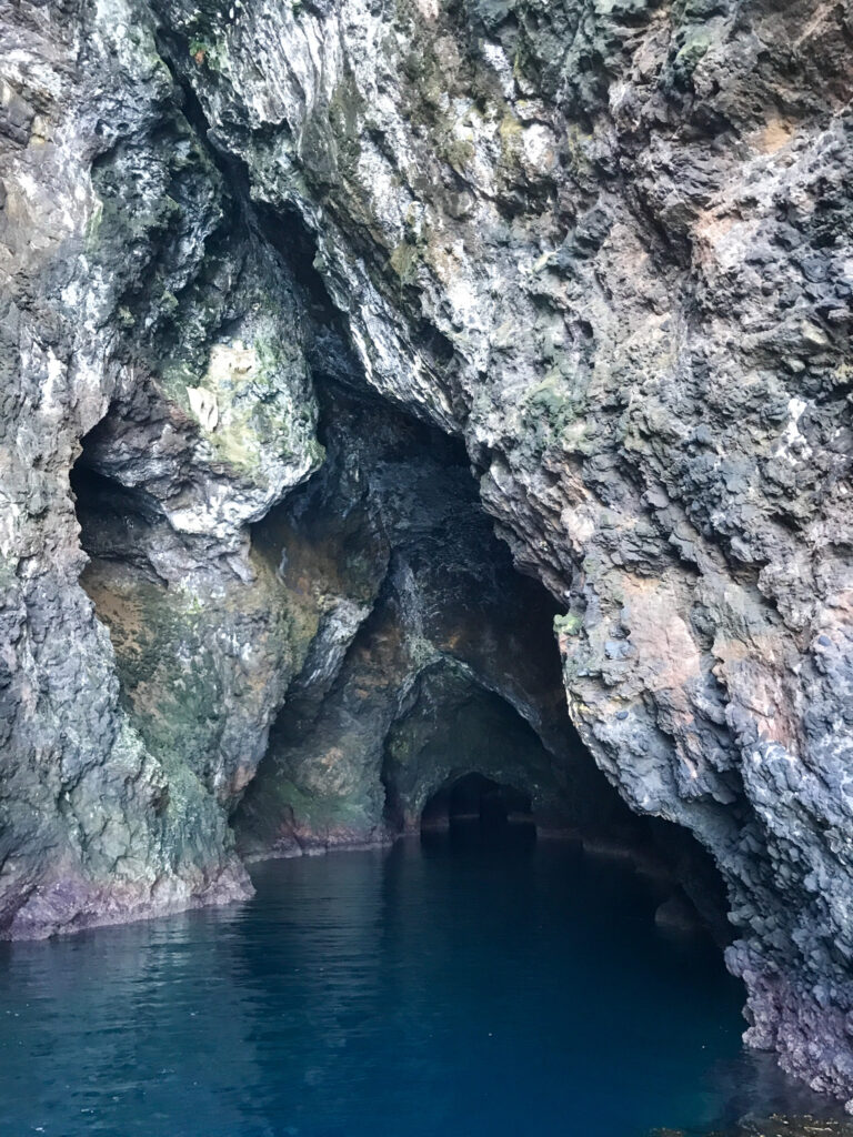 Entrance to the Painted Cave on Santa Cruz Island in Channel Islands National Park