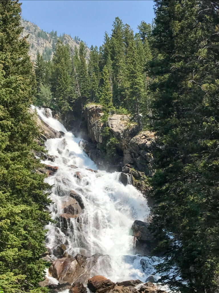Hidden Falls, a waterfall with cascading water