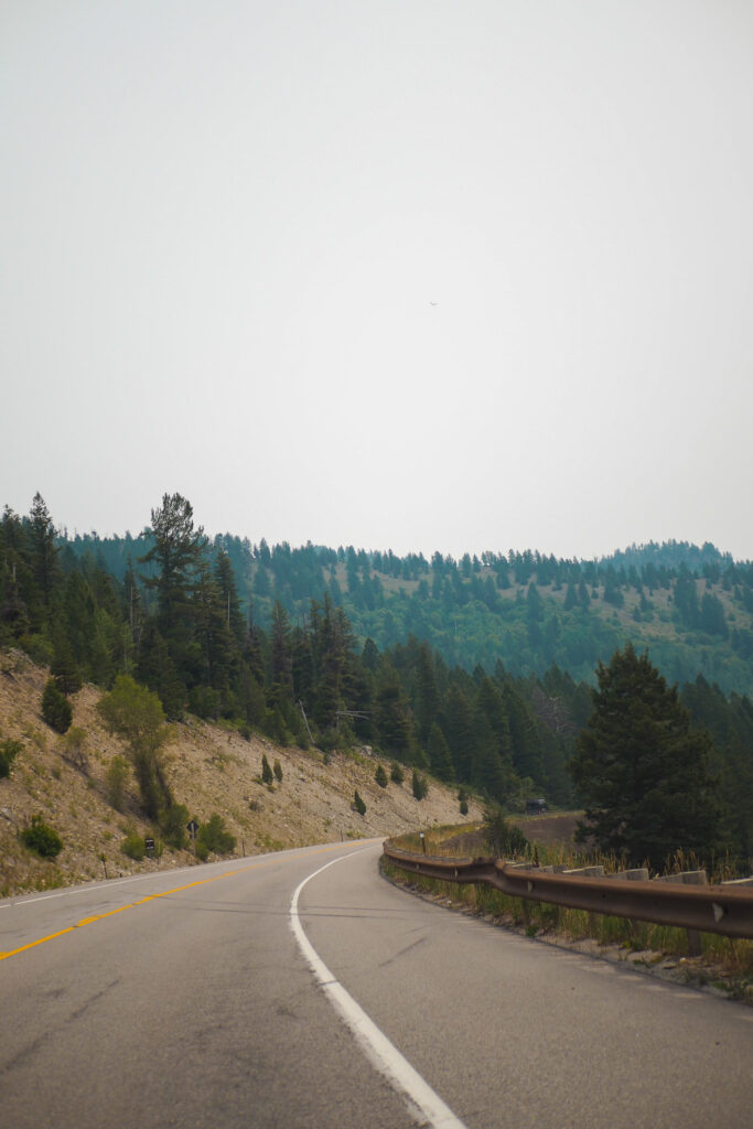 a mountainous road