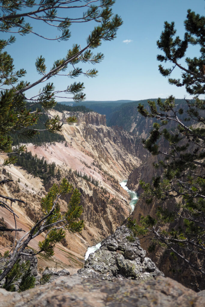 Grand Canyon of the Yellowstone in Yellowstone National Park