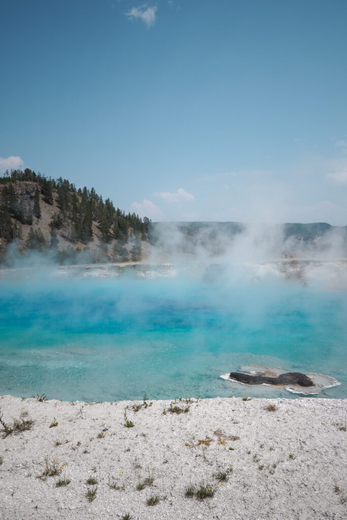 Midway Geyser Basin at Yellowstone National Park