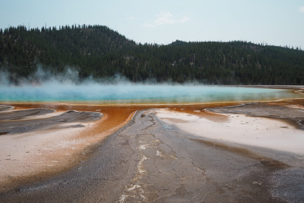 Grand Prismatic Spring at Yellowstone National Park