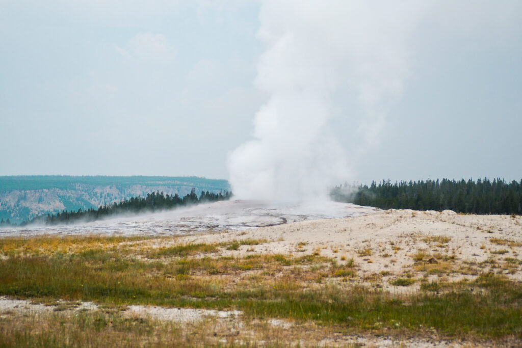 Old Faithful at Yellowstone National Park