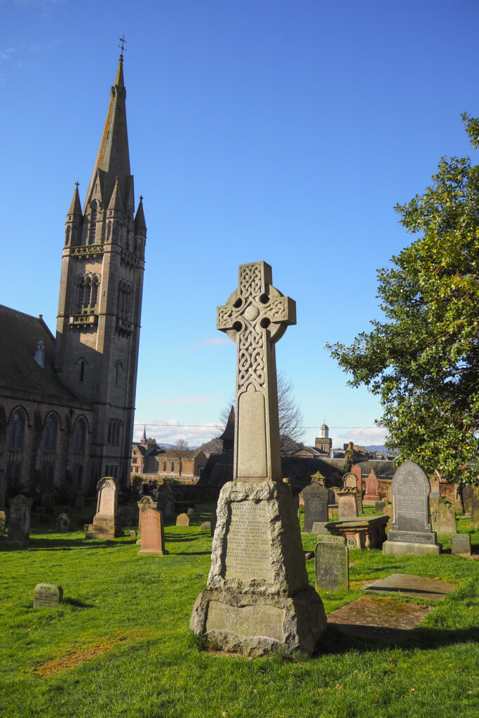Old High Church graveyard in Inverness, Scotland
