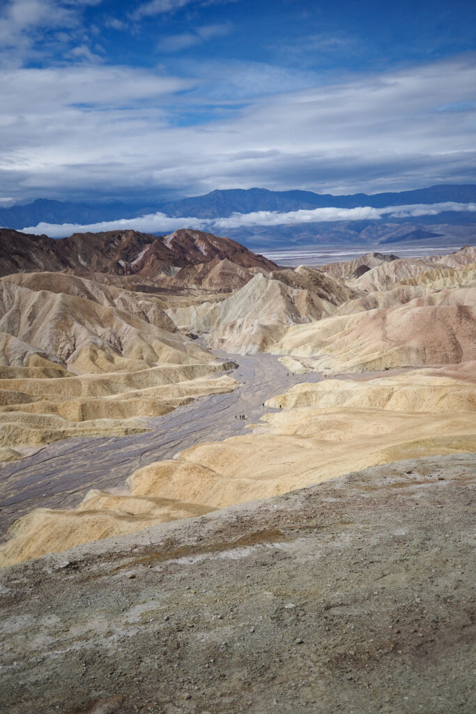 Zabriskie Point badlands at Death Valley National Park