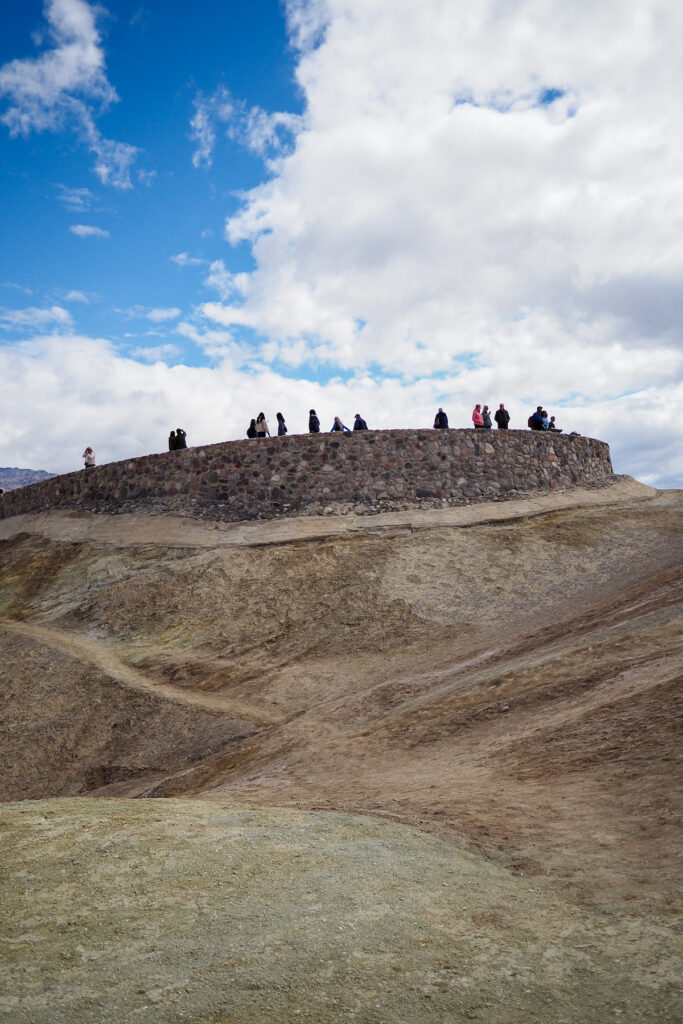 Zabriskie Point viewing deck at Death Valley National Park